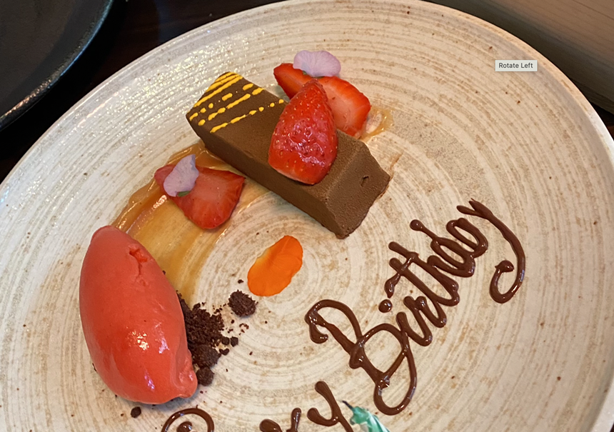 A variety of desserts on a plate