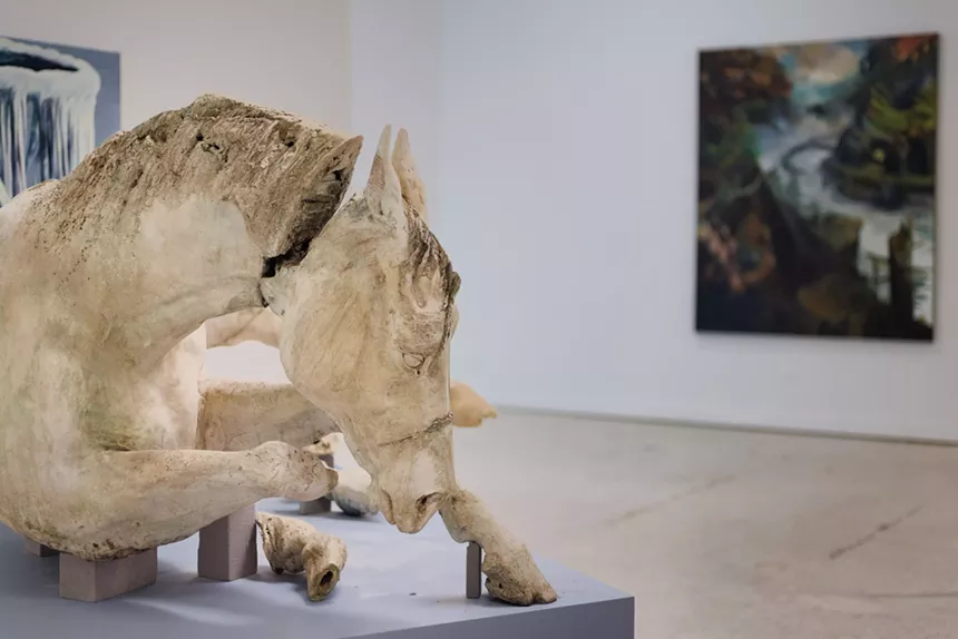 Sculpture of a horse