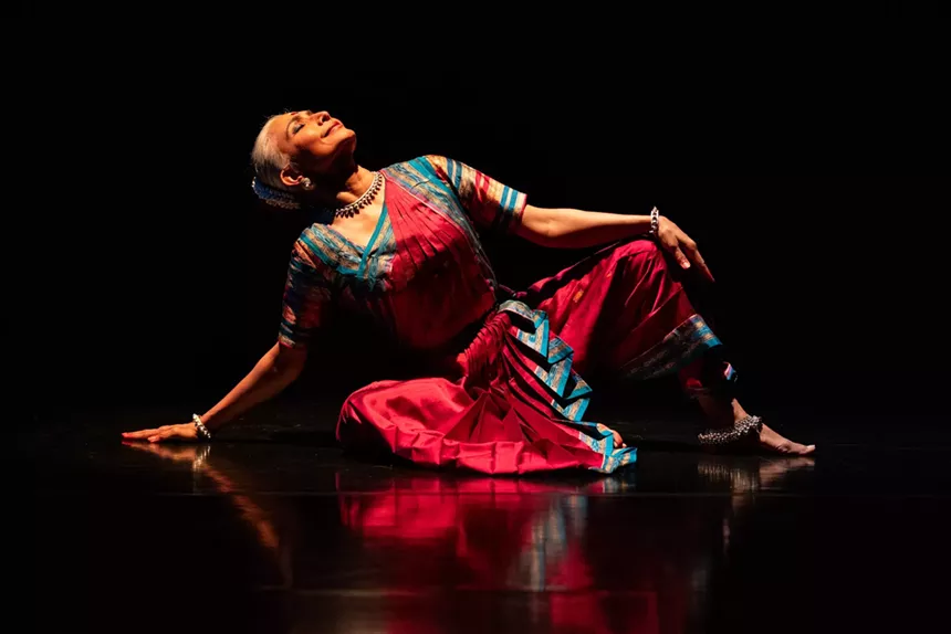 Bijayini Satpathy performing on stage