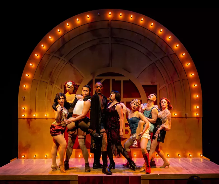 The cast fo Zoetic Stage's production of Cabaret