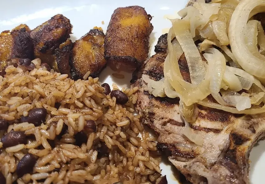 A plate of food