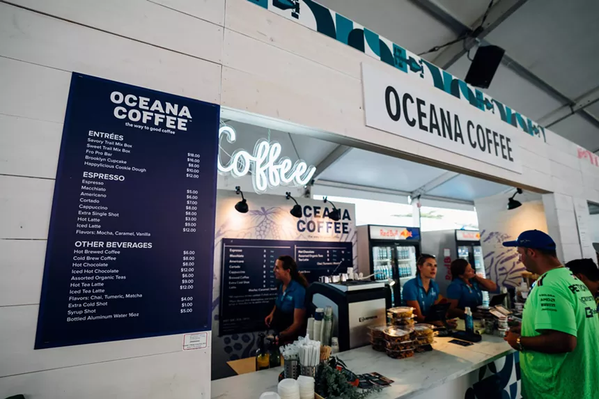 a coffee stand