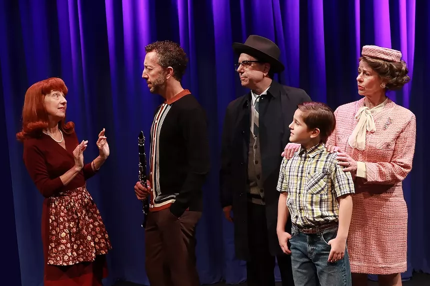 Jeni Hacker, Brian Golub, Peter Tedeschi, Franco Kiglies, and Patti Gardner in Caroline, or Change