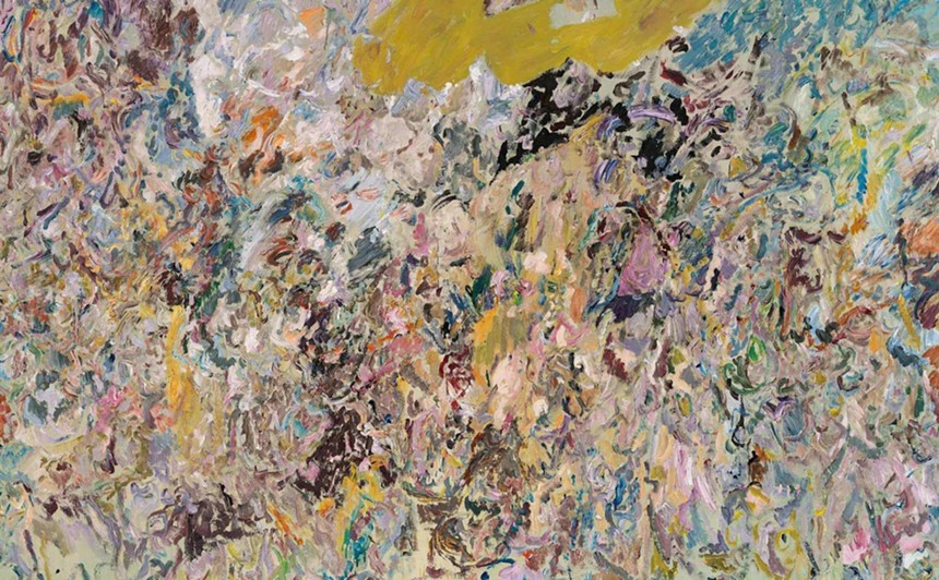 Abstract painting by Larry Poons
