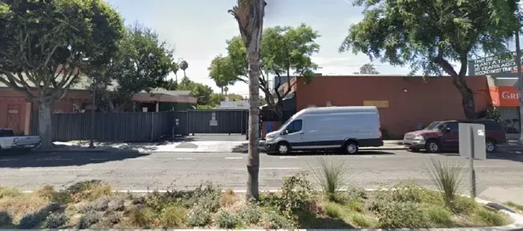 Exterior of a Los Angeles recording studio