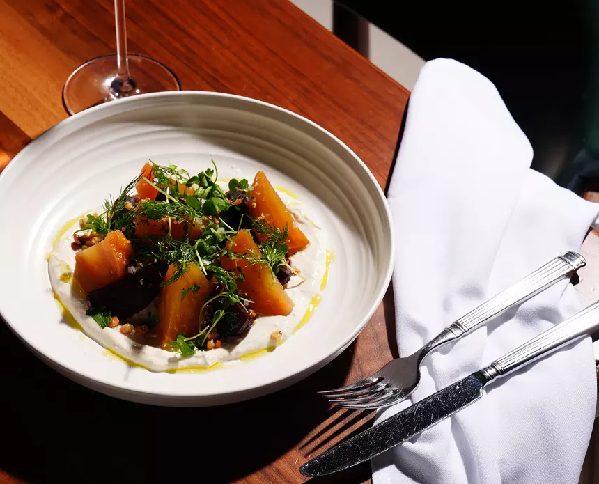 A vegetable dish