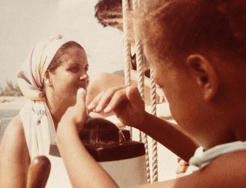 A woman and her daughter