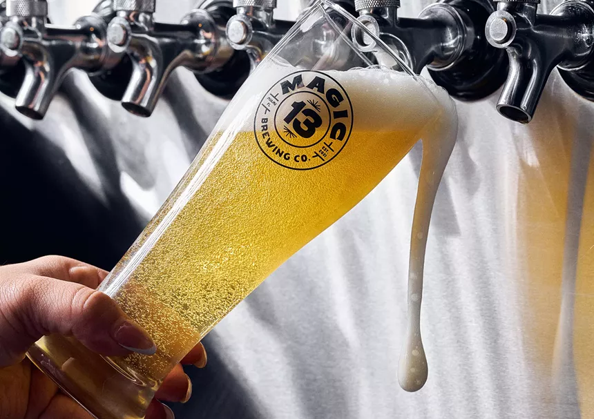 Beer being poured