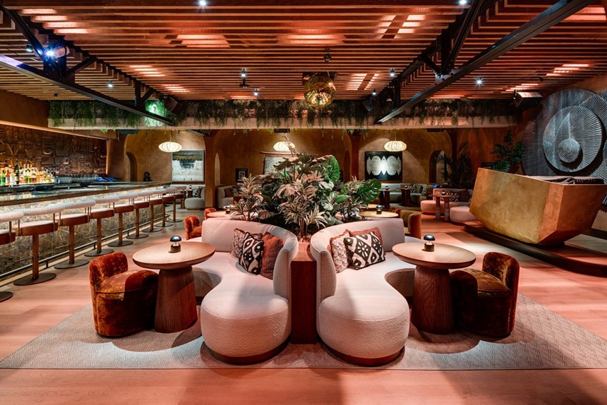 Interior of Mila Lounge