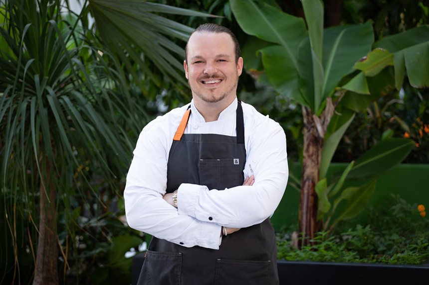 A man wearing an apron