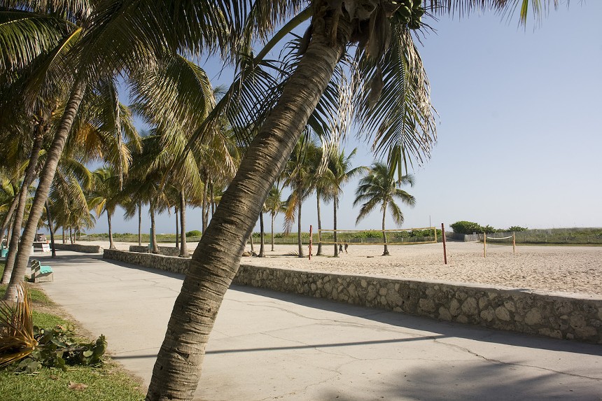 The boardwalk at Lummus Park in South Beach