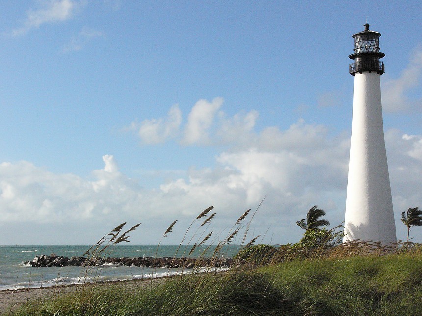 The lighthouse at Bill Baggs Cape Florida State Park