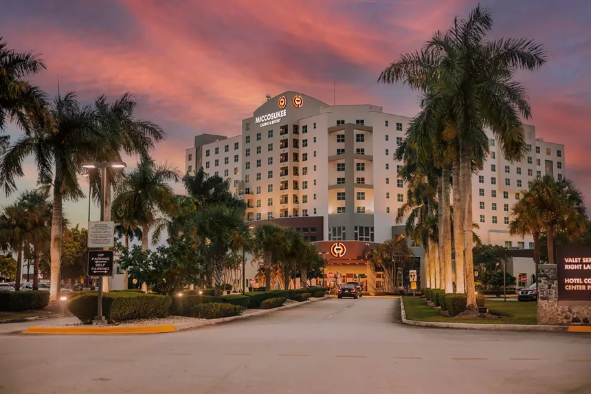 The exterior of Miccosukee Casino & Resort