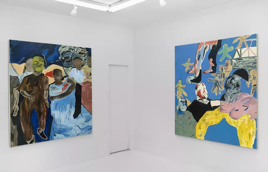 Installation view of Chemu Ng'ok's "To Witness"