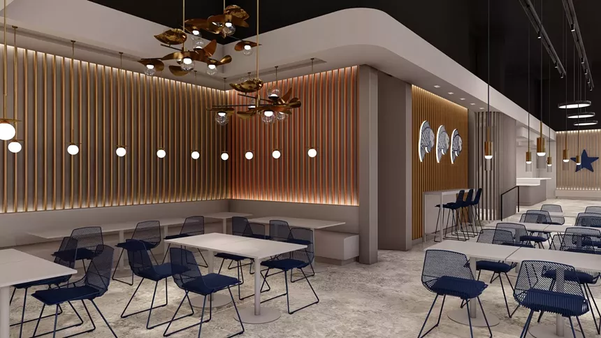inside the restaurant