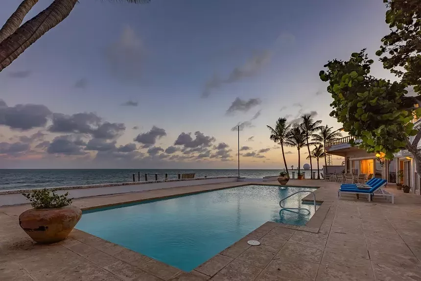 Pool at southernmost home in continental U.S.