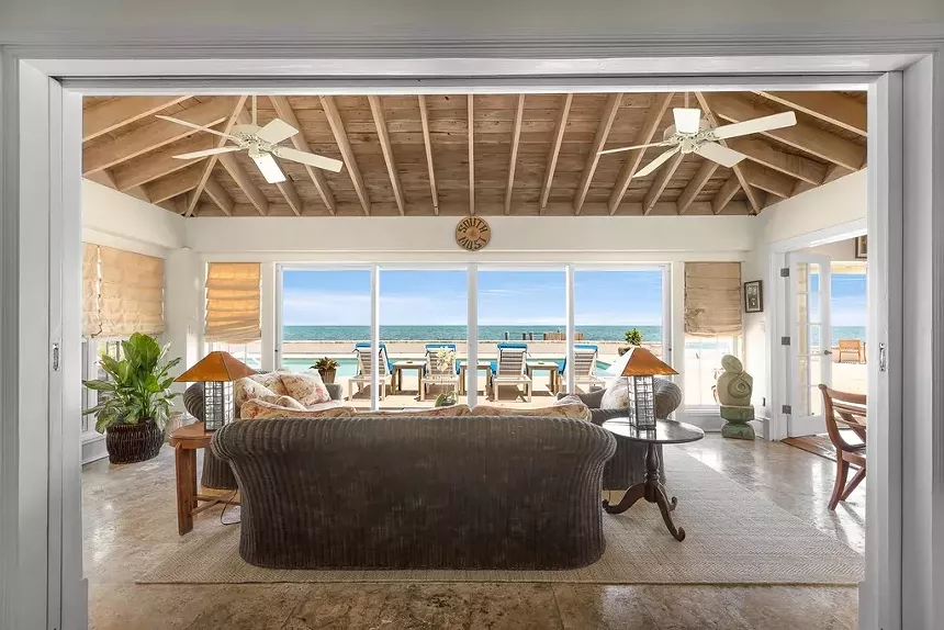 Patio at southernmost home in continental U.S.