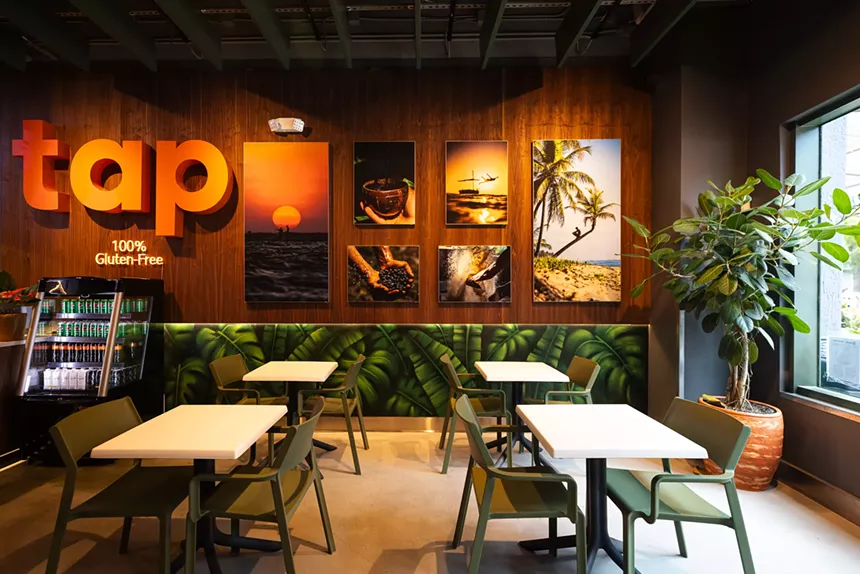 a dining room