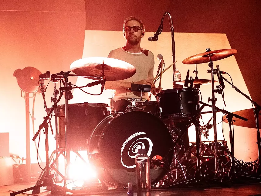 Dummer Josh Conway onstage at the Fillmore Miami Beach