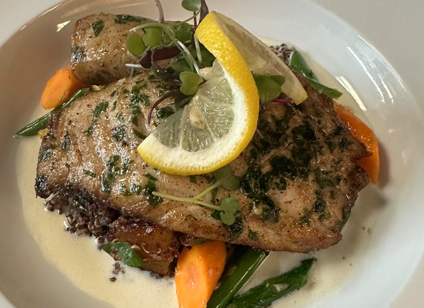 a seafood dish