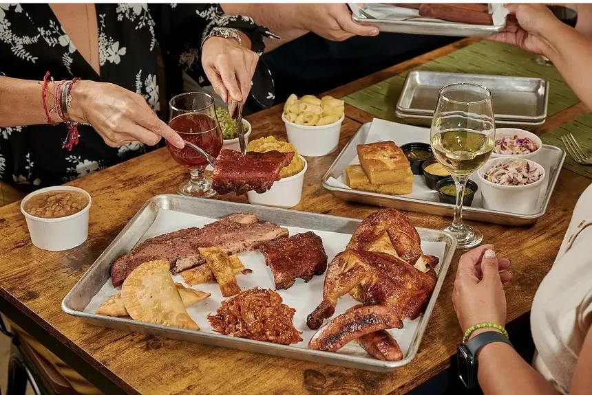 meats on plates