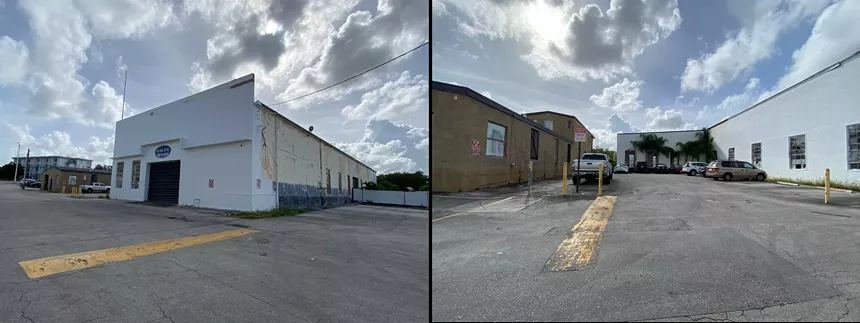 photos of a disused industrial boatyard