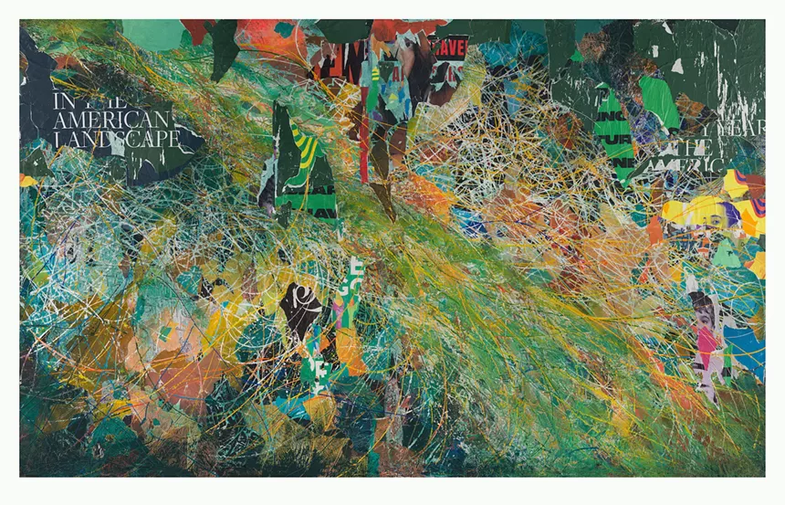 Abstract painting by Jose Parla