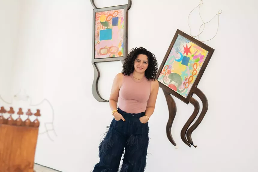 Katia David Rosenthal standing inside of KDR