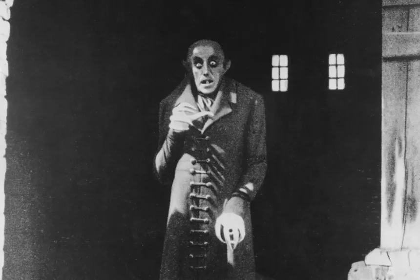 Promotional photo of German actor Max Schreck as the vampire Count Orlo