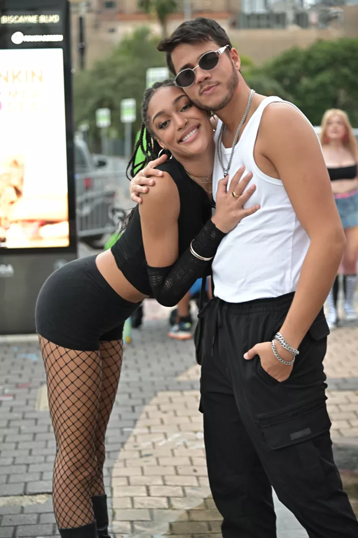 Fans at the Sweat Tour at the Kaseya Center in Miami