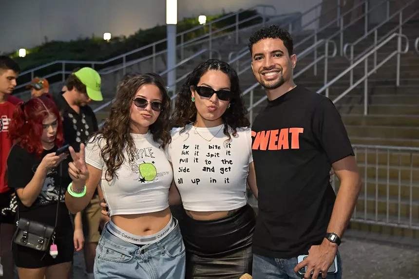 Fans at the Sweat Tour at the Kaseya Center in Miami