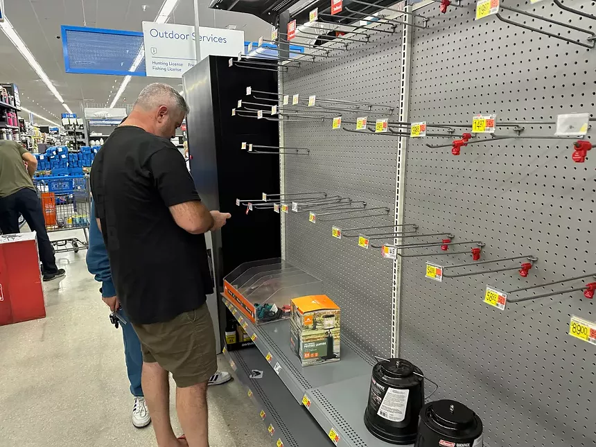 Lanterns are sold out at Walmart.