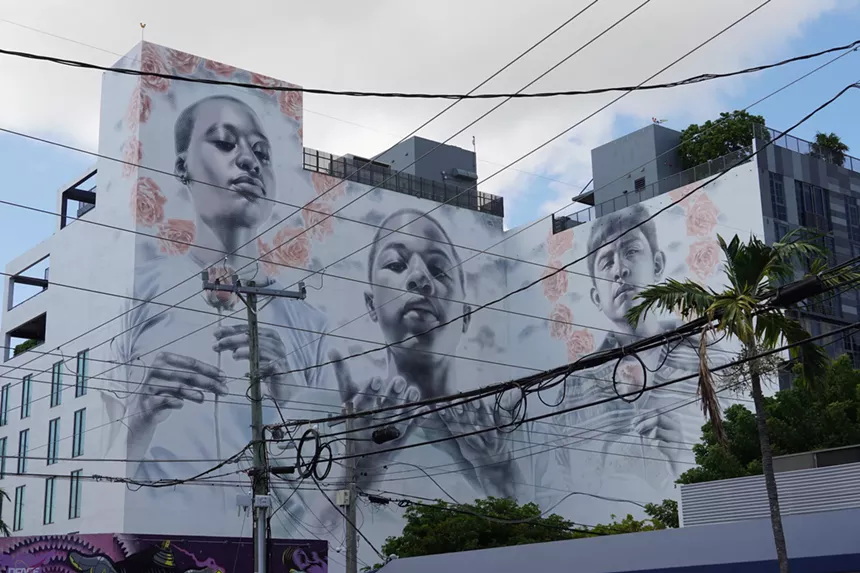 A mural by El Mac in Wynwood