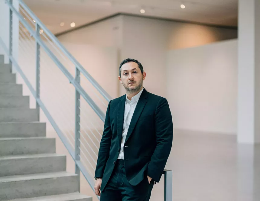 Portrait of ICA Miami artistic director Alex Gartenfeld