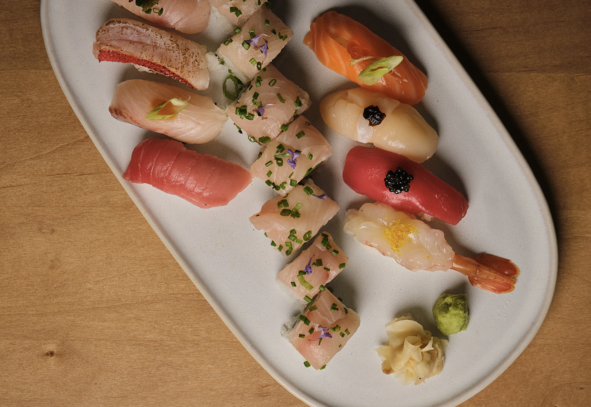 sushi and sashimi