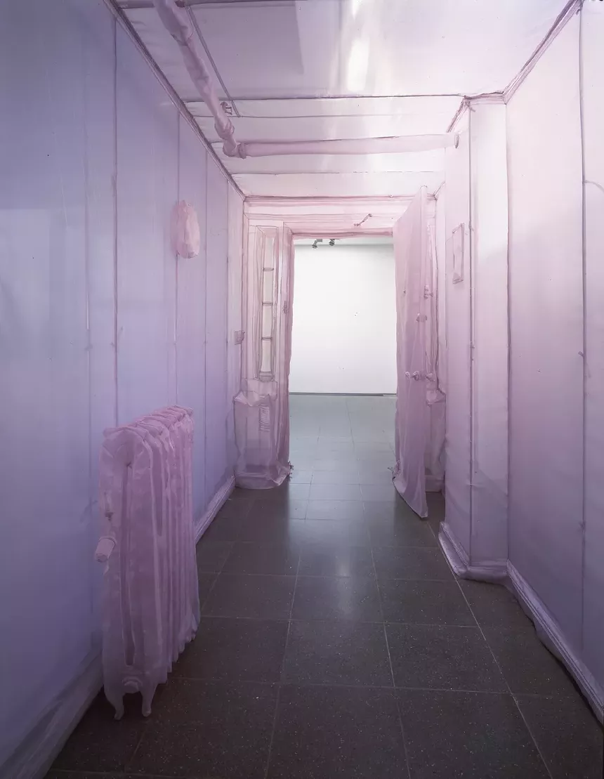 Photo of an apartment building hallway by Do Ho Suh