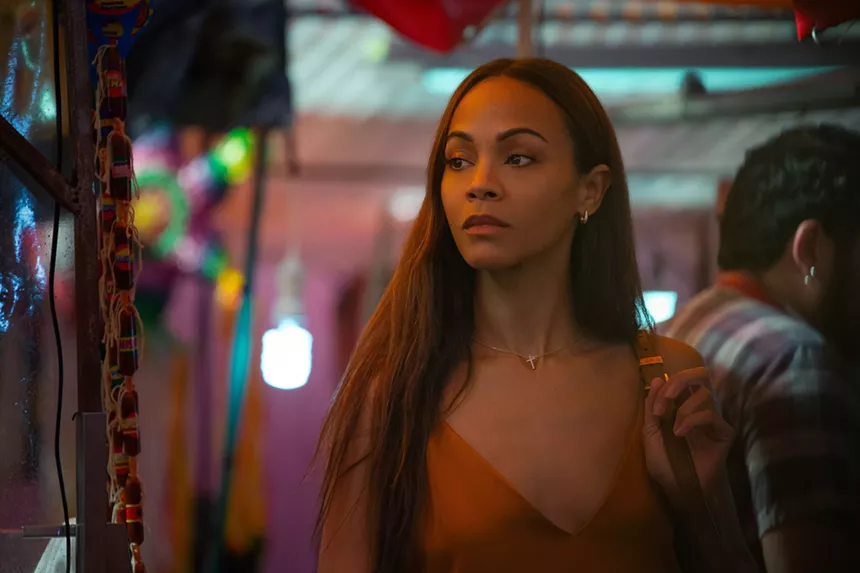 Still of Zoe Saldaña in Emilia Perez