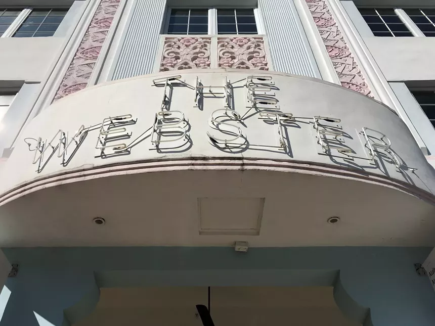 Exterior of the Webster in Miami Beach