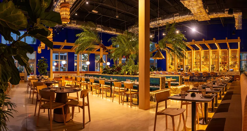 a restaurant