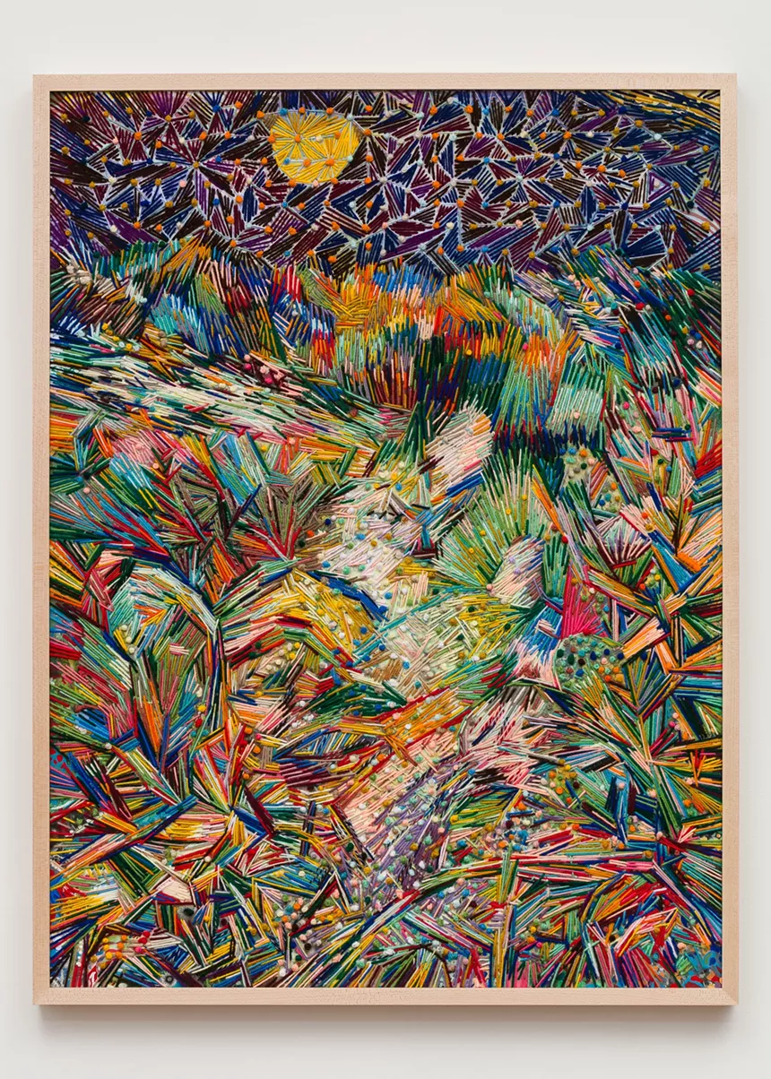 Painting by Brandon Opalka