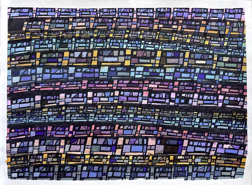 Abstract painting by Robert Duncome