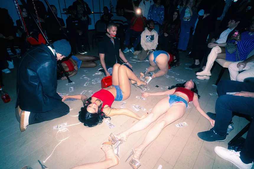 Performance art at Satellite Art Fair