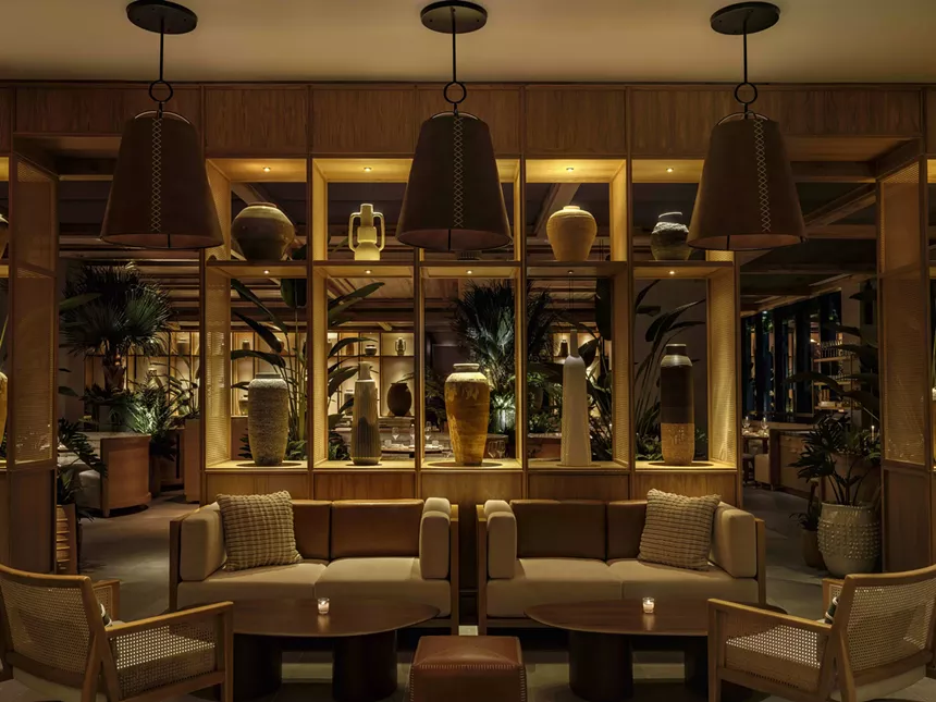 a restaurant