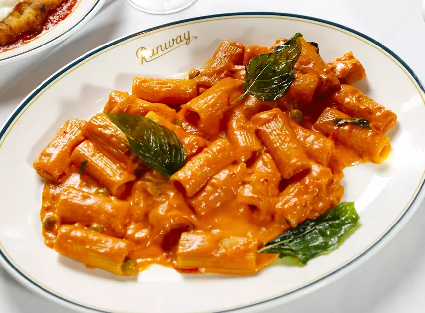 pasta on a plate