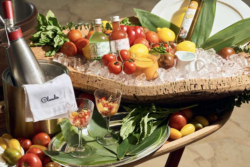 vegetables on table