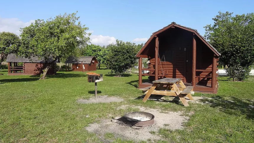 cabins at Oleta River State Park