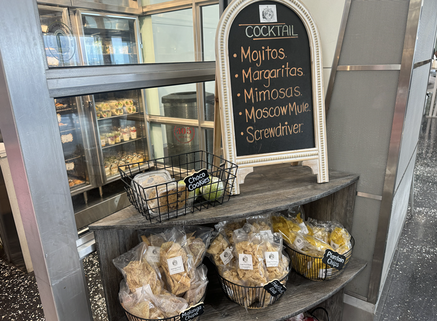 a restaurant vendor table