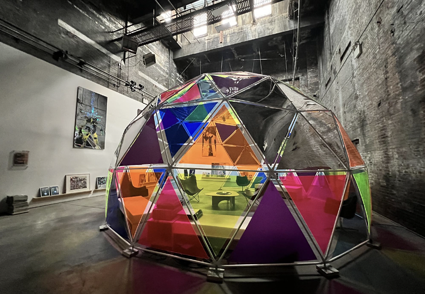 Tomas Vu: The Man Who Fell to Earth, installation view at The Boiler, NYC 2022.