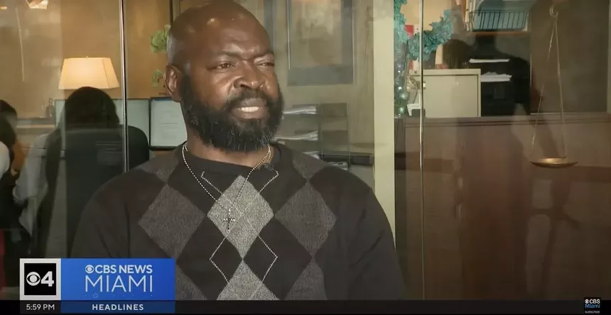 Donald Armstrong, 48, who was shot six times by a Miami police officer while experiencing a mental health crisis last year.