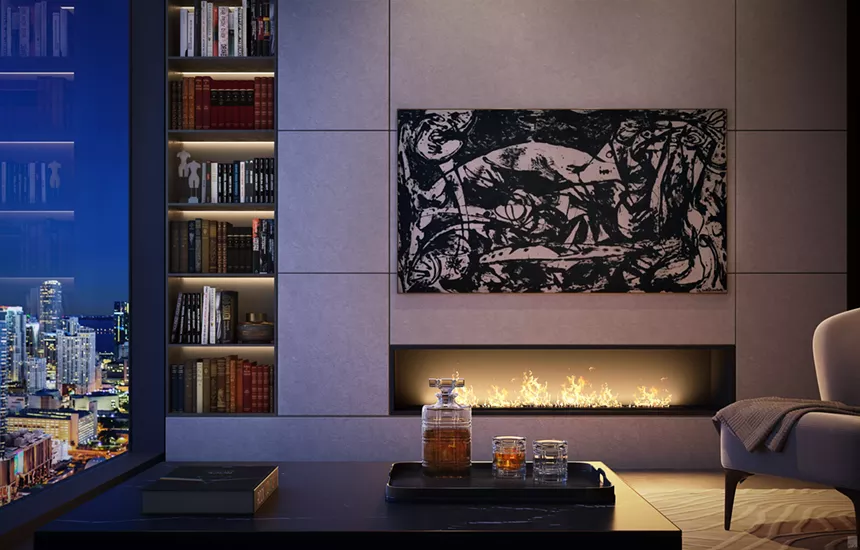 E11even Hotel and Residences living room